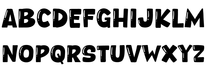 Postbook Font UPPERCASE