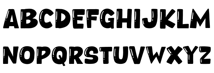 Postbook Schriftart Kleinbuchstaben