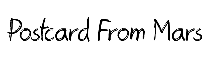Postcard From Mars Font