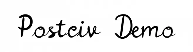 Postciv-Demo  font caratteri gratis