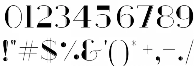 Poste Wired Font OTHER CHARS