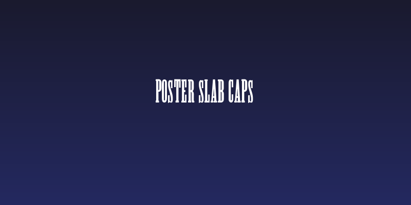 Poster Slab Caps Social Header
