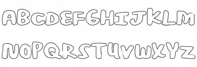 PosterBold Font LOWERCASE