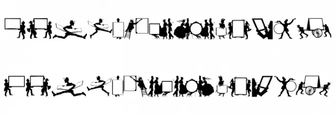 PosterFrames Schriftart Groß