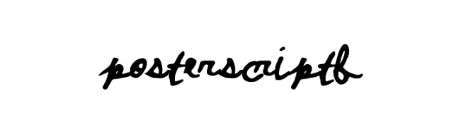 PosterScriptB  नि: शुल्क फ़ॉन्ट्स डाउनलोड