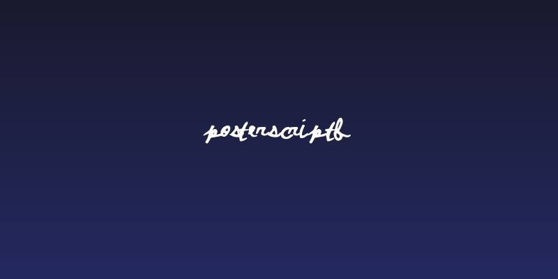 PosterScriptB Social Header