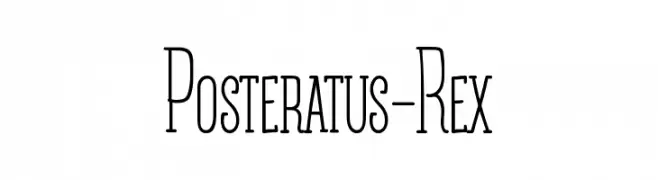 Posteratus-Rex  font caratteri gratis