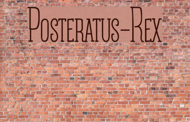 Posteratus-Rex Example 1