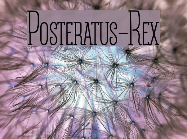 Posteratus-Rex Example 3