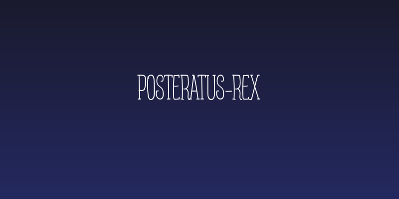 Posteratus-Rex Social Header