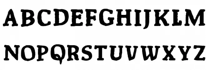 Postertypes Шрифта ВЕРХНИЙ