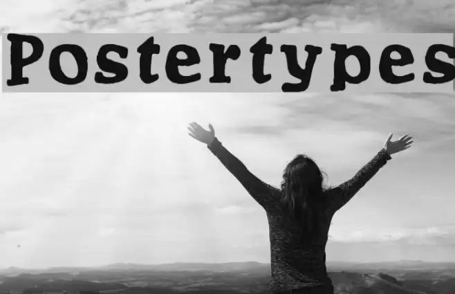 Postertypes Font examples