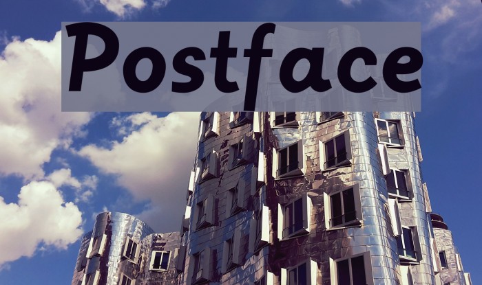 Postface Font examples