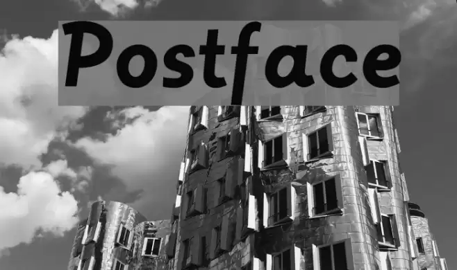 Postface Font examples