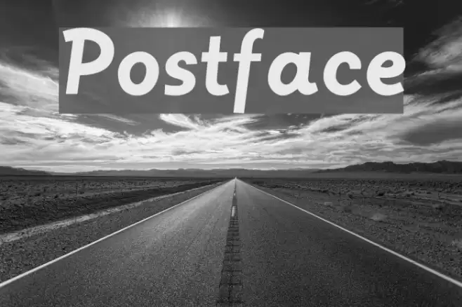 Postface Font examples