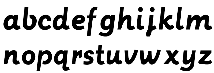 Postface Font LOWERCASE
