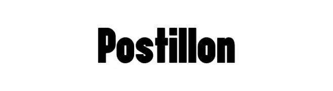 Postillon  フリーフォントのダウンロード