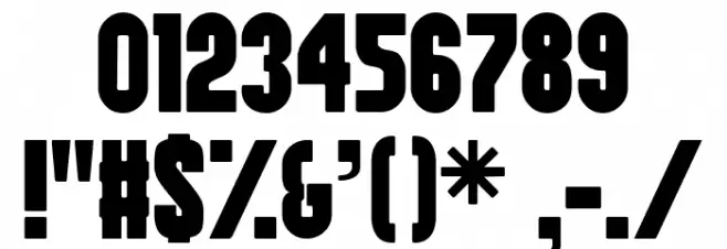 Postillon Font OTHER CHARS