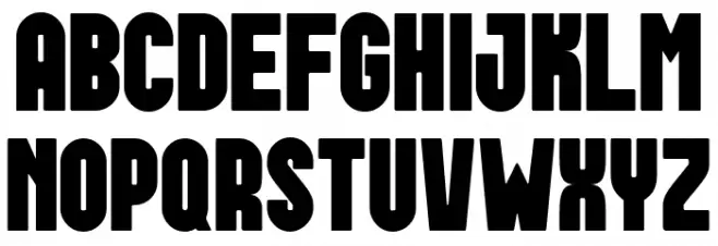 Postillon Шрифта ВЕРХНИЙ
