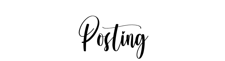 Posting  Free Fonts Download