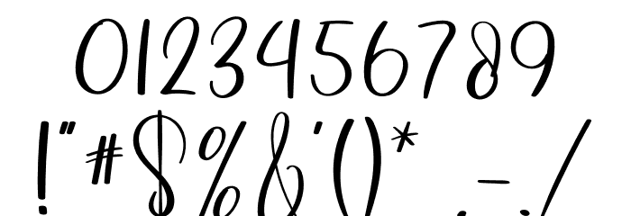 Posting Font OTHER CHARS