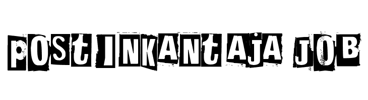 Postinkantaja Job  font caratteri gratis