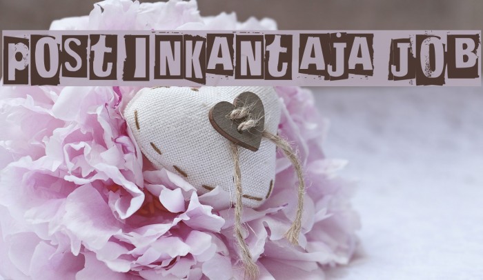 Postinkantaja Job Font examples
