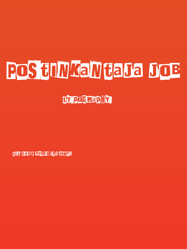 Postinkantaja Job Poster