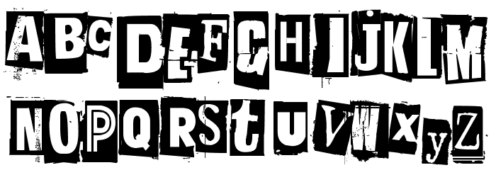 Postinkantaja Job Font LOWERCASE