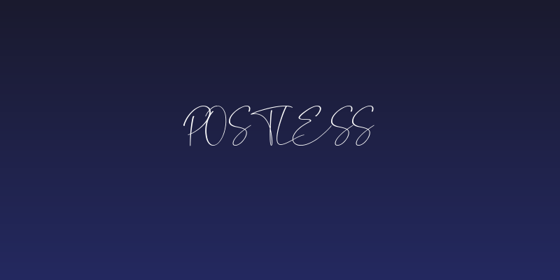 Postless Social Header
