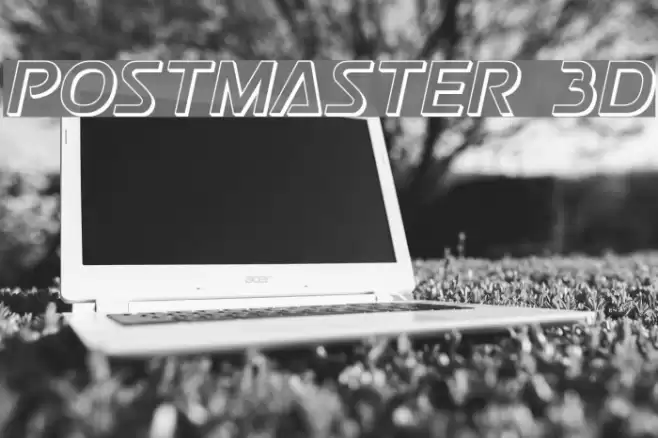 Postmaster 3D Font examples