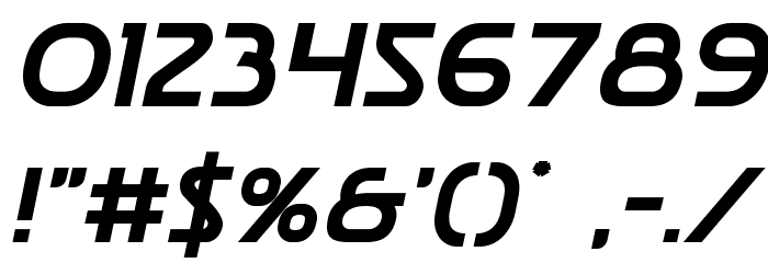 Postmaster Bold Font OTHER CHARS