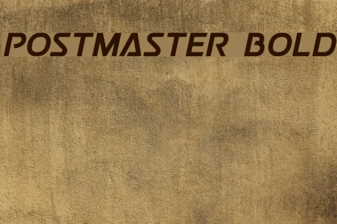 Postmaster Bold Example 2