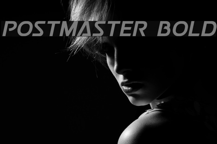 Postmaster Bold Font examples