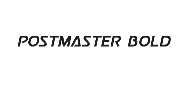 Postmaster Bold Logo