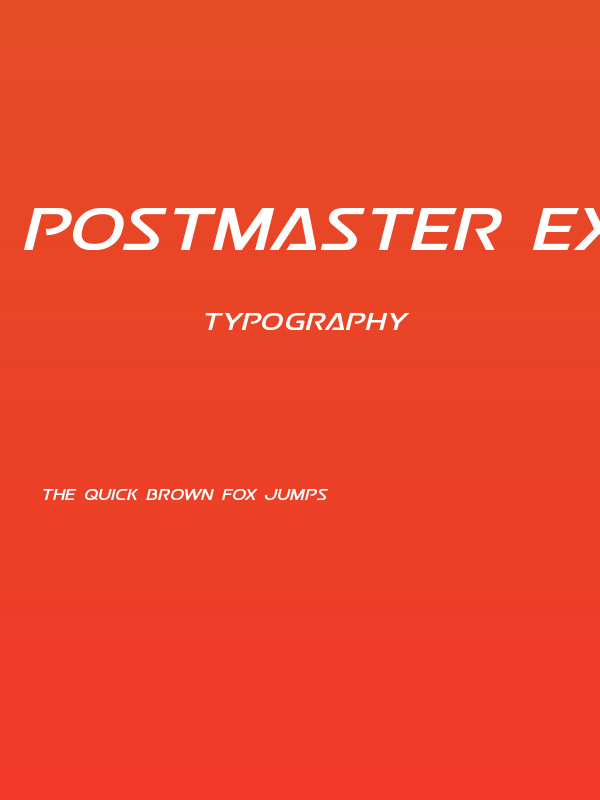 Postmaster Expanded Poster