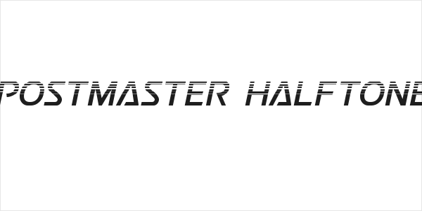 Postmaster Halftone Logo