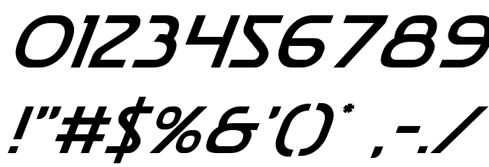 Postmaster Italic Font OTHER CHARS