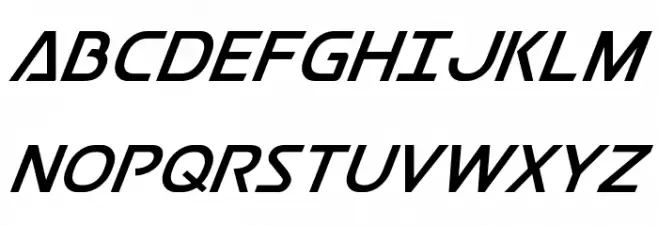 Postmaster Italic Fonte MAIÚSCULAS