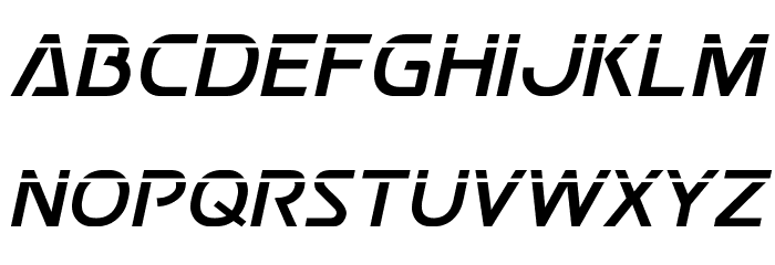 Postmaster Laser Font LOWERCASE