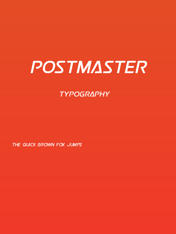 Postmaster Poster