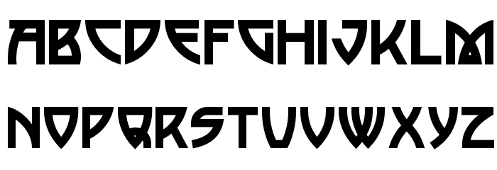 Postmodern One Font LOWERCASE