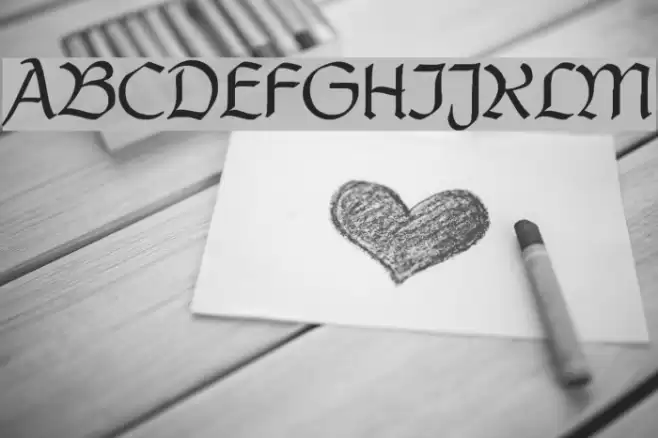 PostmoderneFraktur Polices examples