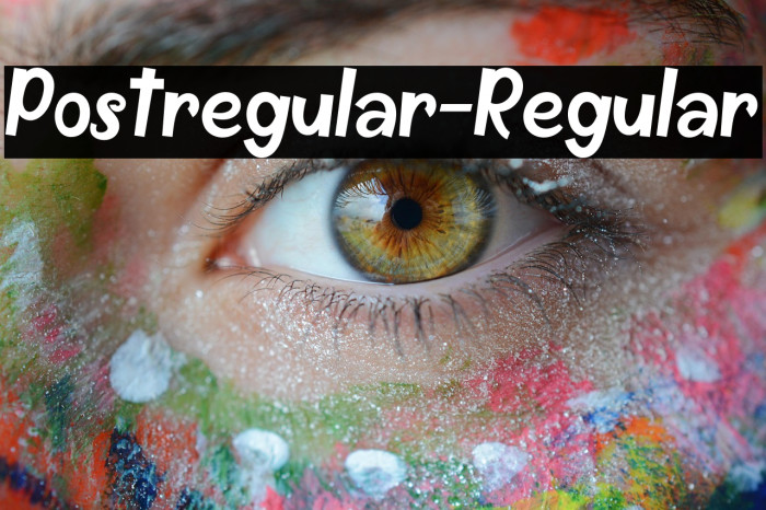 Postregular-Regular Example 2