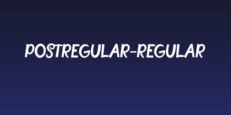 Postregular-Regular Social Header