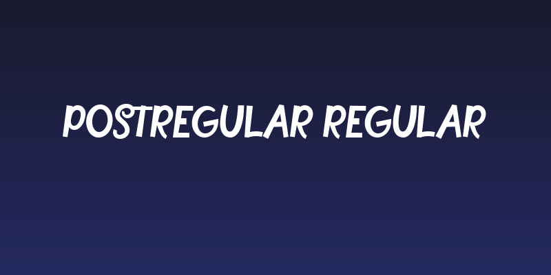Postregular Regular Social Header