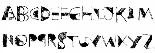 Postructure フォント 大文字
