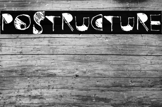 Postructure Font examples