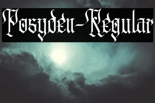 Posyden-Regular Example 1