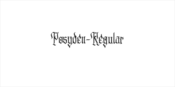 Posyden-Regular Logo
